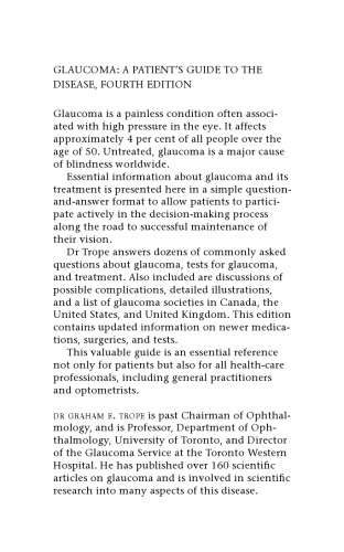 Glaucoma: A Patient's Guide to the Disease, Fourth Edition