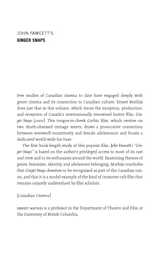 John Fawcett's Ginger Snaps