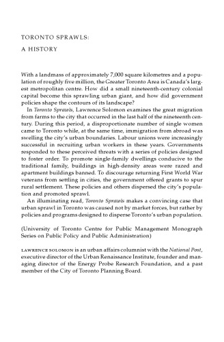Toronto Sprawls: A History