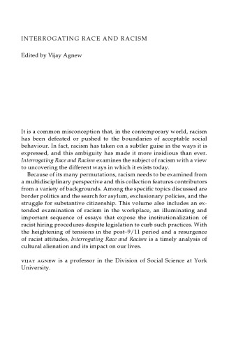 Interrogating Race and Racism