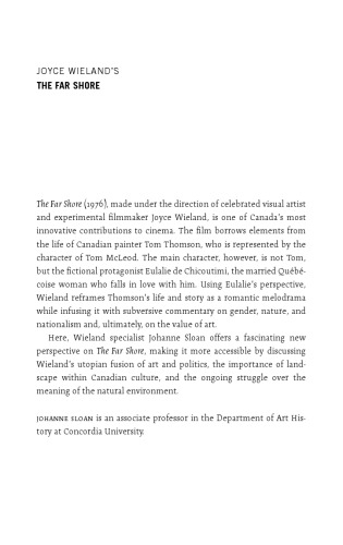 Joyce Wieland's 'The Far Shore'