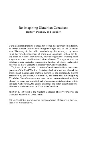 Re-Imagining Ukrainian-Canadians: History, Politics, and Identity
