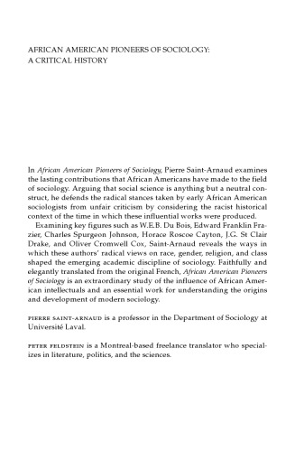 African American Pioneers of Sociology: A Critical History