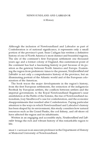 Newfoundland and Labrador: A History