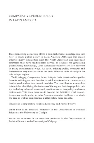 Comparative Public Policy in Latin America