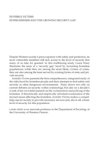 Invisible Victims: Homelessness and the Growing Security Gap