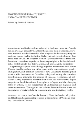 Engendering Migrant Health: Canadian Perspectives