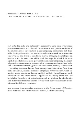 Smiling Down the Line: Info-Service Work in the Global Economy