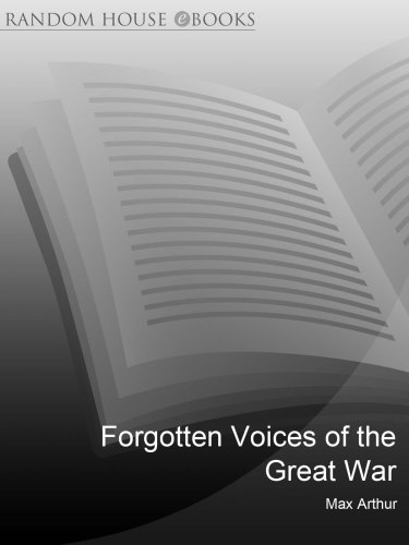 Forgotten Voices Of The Great War