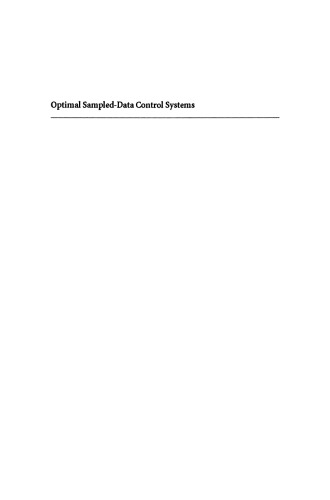 Optimal Sampled-Data Control Systems