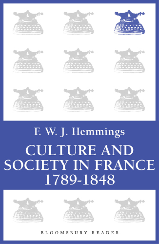 Culture and Society in France 1789-1848