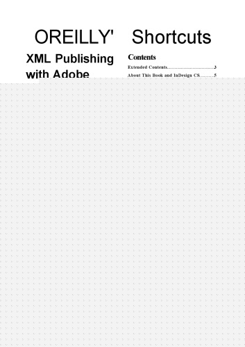 XML publishing with Adobe InDesign