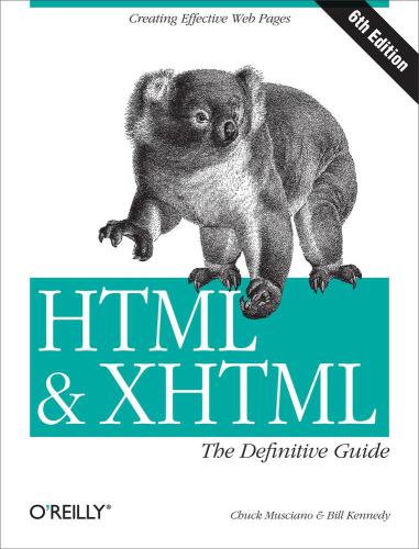HTML & XHTML: the definitive guide