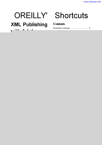 XML Publishing with Adobe InDesign
