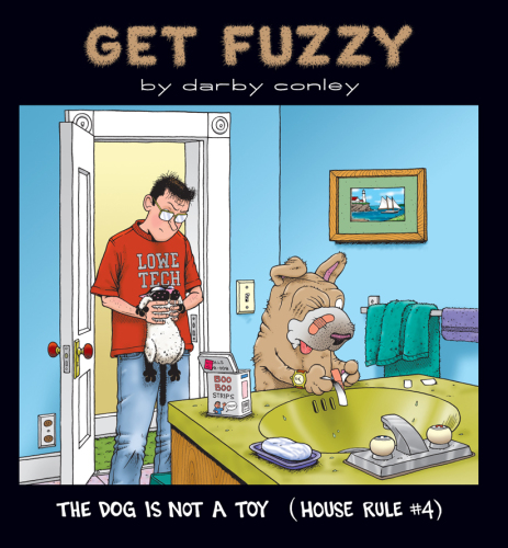 The dog is not a toy: house rule #4