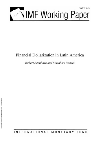 Financial Dollarization in Latin America