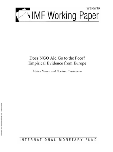Does NGO Aid Go to the Poor? Empirical Evidence from Europe