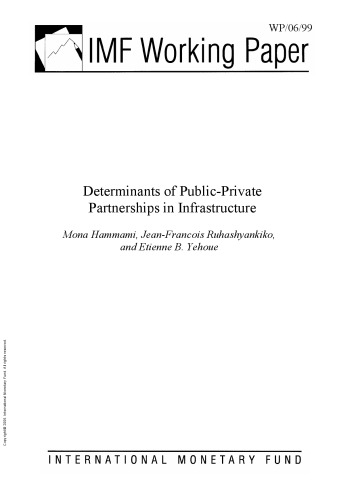 Determinants of Public-Private Partnerships in Infrastructure