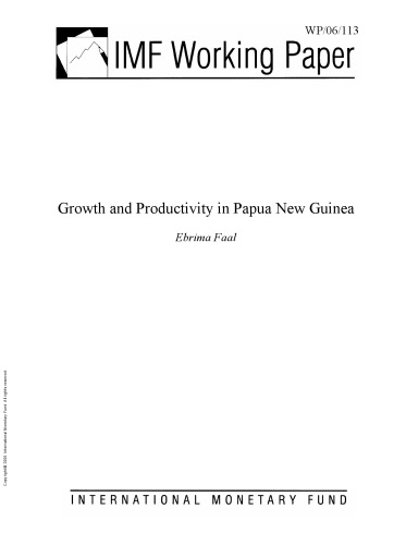 Growth and Productivity in Papua New Guinea