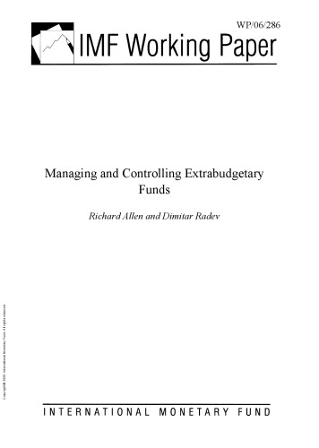Managing and Controlling Extrabudgetary Funds