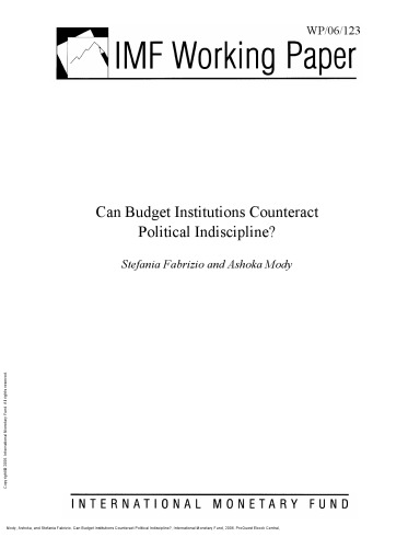 Can Budget Institutions Counteract Political Indiscipline?