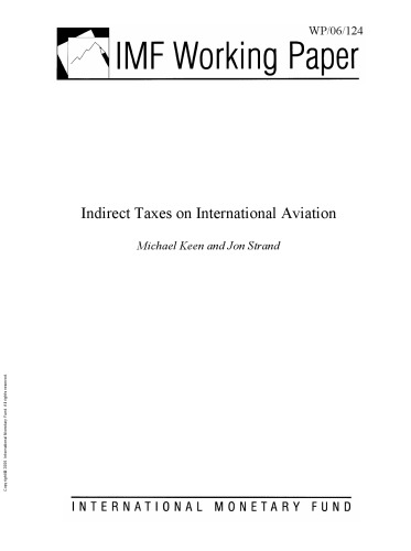 Indirect Taxes on International Aviation