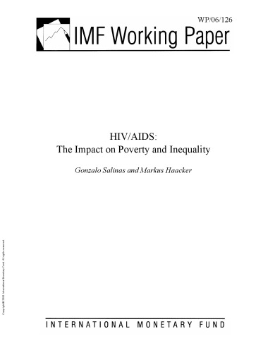 HIV/AIDS : The Impact on Poverty and Inequality