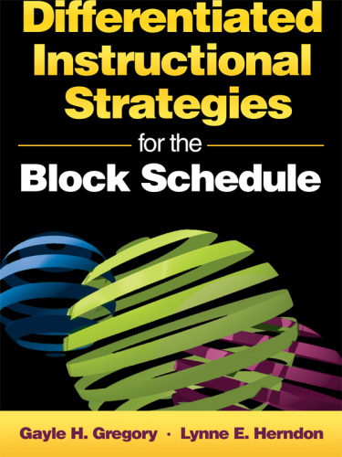 Differentiated Instructional Strategies for the Block Schedule