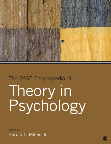 The SAGE Encyclopedia of Theory in Psychology (2 Volumes)