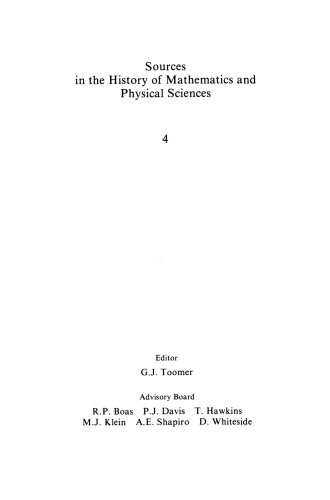 Descartes on Polyhedra: A Study of the De Solidorum Elementis