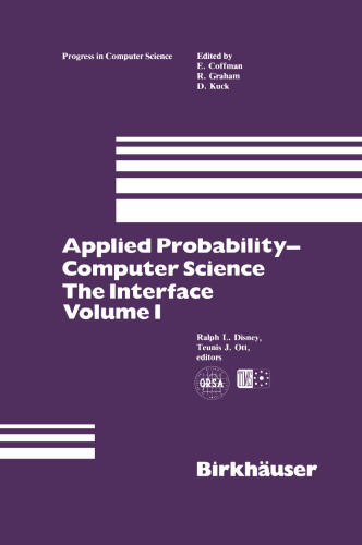 Applied Probability – Computer Science: The Interface