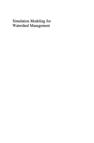 Simulation Modeling for Watershed Management