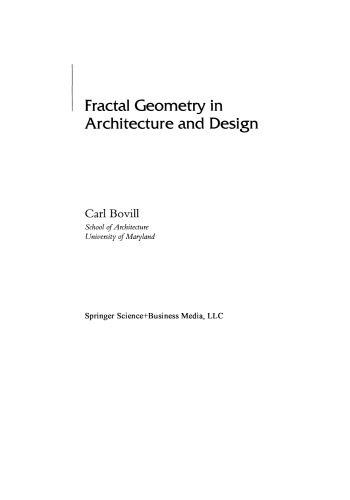 Fractal Geometry in Architecture and Design