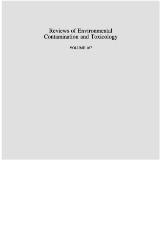 Reviews of Environmental Contamination and Toxicology: Continuation of Residue Reviews