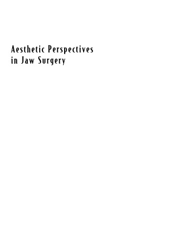 Aesthetic Perspectives in Jaw Surgery