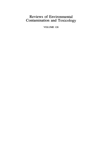 Reviews of Environmental Contamination and Toxicology