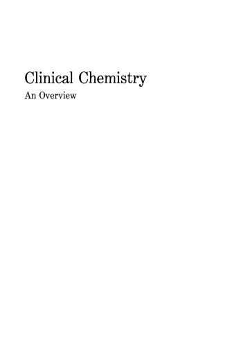 Clinical Chemistry: An Overview