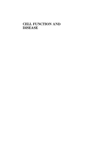 Cell Function and Disease