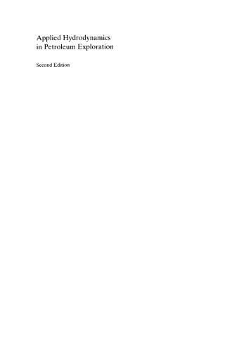 Applied Hydrodynamics in Petroleum Exploration
