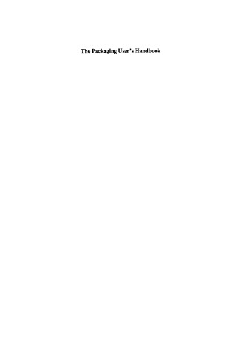The Packaging User’s Handbook