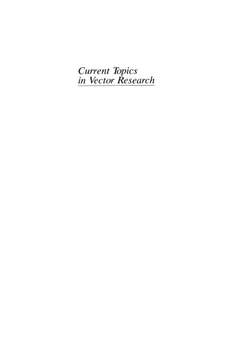 Current Topics in Vector Research