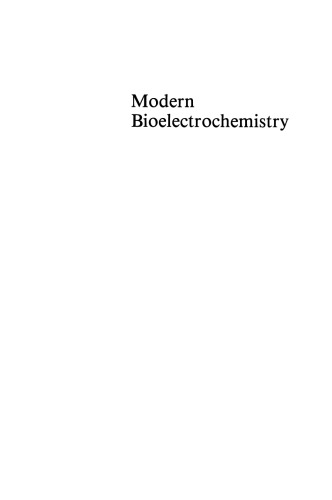 Modern Bioelectrochemistry