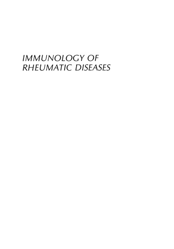 Immunology of Rheumatic Diseases