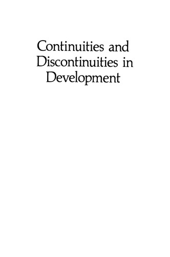 Continuities and Discontinuities in Development