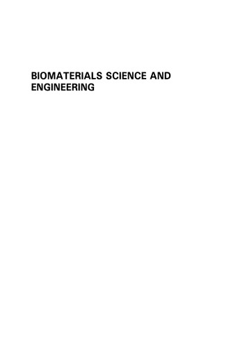 Biomaterials Science and Engineering