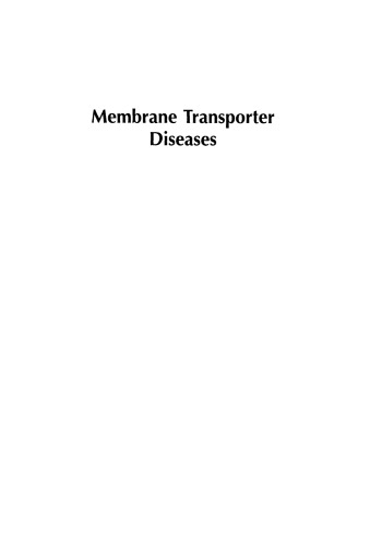 Membrane Transporter Diseases