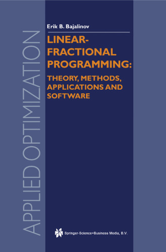 Linear-Fractional Programming Theory, Methods, Applications and Software
