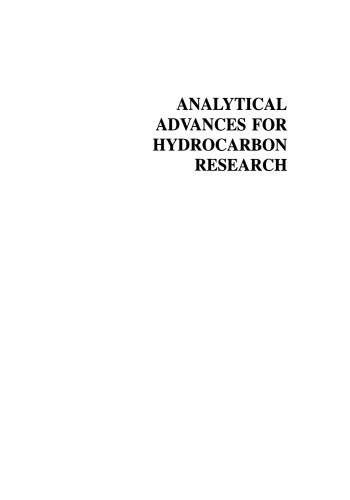 Analytical Advances for Hydrocarbon Research