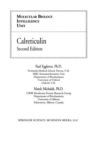 Calreticulin: Second Edition