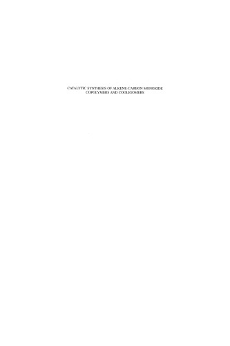 Catalytic Synthesis of Alkene-Carbon Monoxide Copolymers and Cooligomers